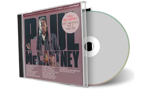 Front cover artwork of Paul Mccartney Compilation CD Live Archives Vol 2 Soundboard