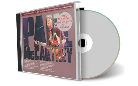 Front cover artwork of Paul Mccartney Compilation CD Live Archives Vol 3 Soundboard