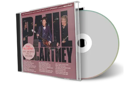 Front cover artwork of Paul Mccartney Compilation CD Live Archives Vol 7 Soundboard