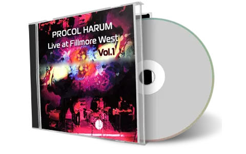 Front cover artwork of Procol Harum Compilation CD Fillmore Vol 1 Audience