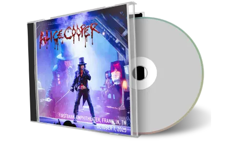 Front cover artwork of Alice Cooper 2025-10-07 CD Franklin Audience