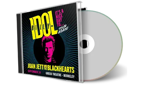 Front cover artwork of Billy Idol 2025-09-14 CD Berkeley Audience