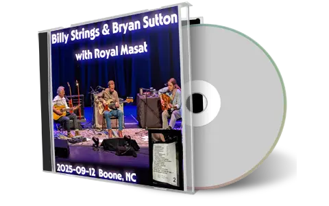 Front cover artwork of Billy Strings And Bryan Sutton 2025-09-12 CD Boone Audience