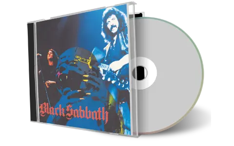 Front cover artwork of Black Sabbath Compilation CD Never Again Audience