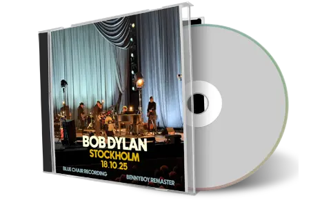 Front cover artwork of Bob Dylan 2025-10-18 CD Stockholm Audience