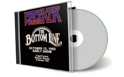 Front cover artwork of Brecker Brothers 1992-10-12 CD New York City Audience