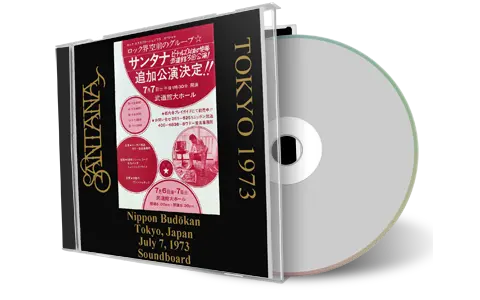 Front cover artwork of Carlos Santana 1973-07-07 CD Tokyo Soundboard