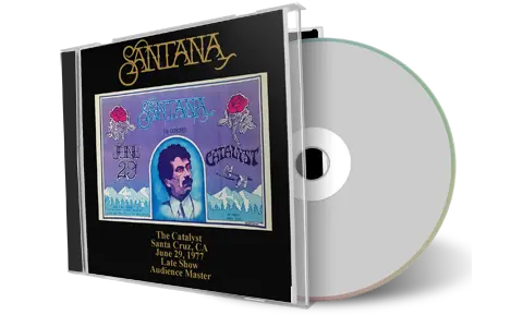 Front cover artwork of Carlos Santana 1977-06-29 CD San Francisco Audience