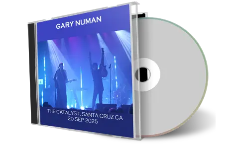 Front cover artwork of Gary Numan 2025-09-20 CD Santa Cruz Audience