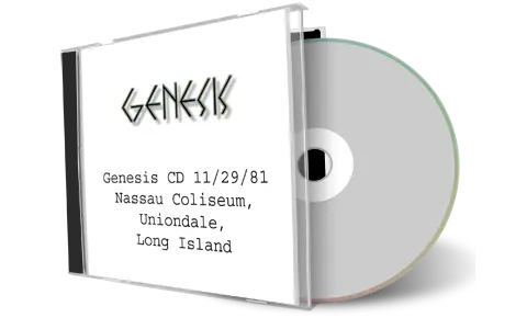 Front cover artwork of Genesis 1981-11-29 CD Uniondale Soundboard