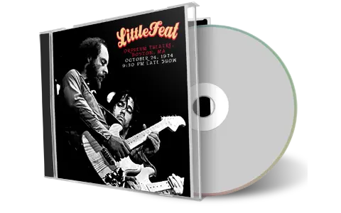 Front cover artwork of Little Feat 1974-10-24 CD Boston Audience