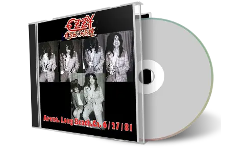 Front cover artwork of Ozzy Osbourne 1981-06-27 CD Long Beach Audience