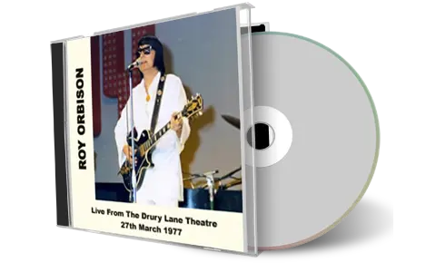 Front cover artwork of Roy Orbison Compilation CD Drury Lane Theatre 1977 Audience