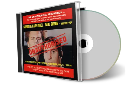 Front cover artwork of Simon And Garfunkel Compilation CD Monterrey Pop 1967 And 1980 Soundboard