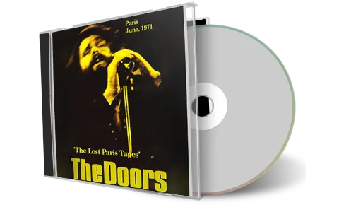 Front cover artwork of The Doors Compilation CD The Lost Paris Tapes Soundboard