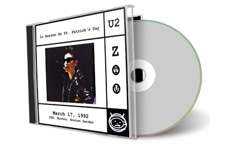 Front cover artwork of U2 1992-03-17 CD Boston Audience
