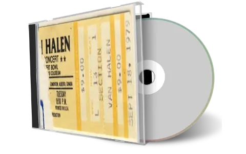 Front cover artwork of Van Halen 1979-09-18 CD Edmonton Audience