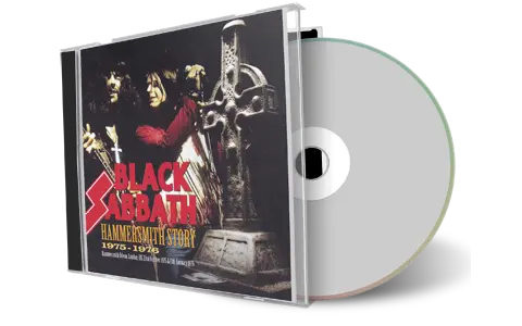 Front cover artwork of Black Sabbath Compilation CD Hammersmith Story 1975 1976 Audience