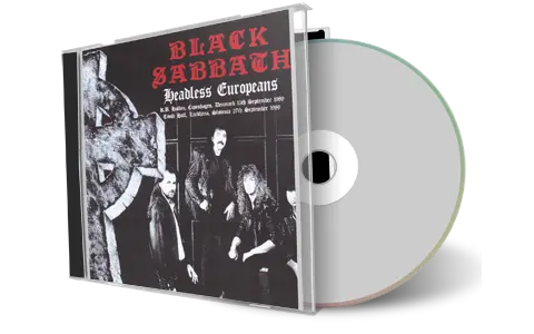 Front cover artwork of Black Sabbath Compilation CD Headless Europeans Audience