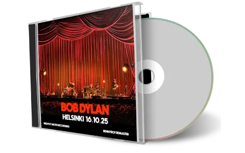 Front cover artwork of Bob Dylan 2025-10-16 CD Helsinki Audience