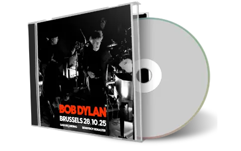 Front cover artwork of Bob Dylan 2025-10-28 CD Brussels Audience