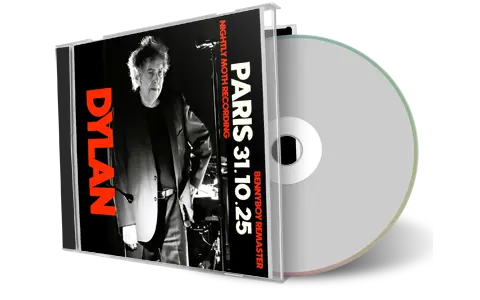 Front cover artwork of Bob Dylan 2025-10-31 CD Paris Audience