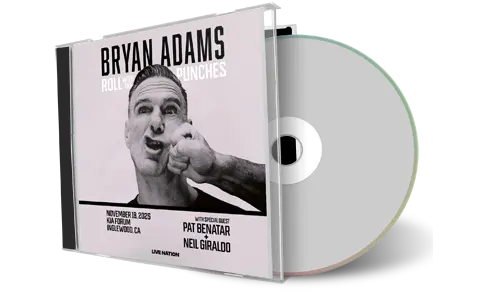 Front cover artwork of Bryan Adams 2025-11-18 CD Inglewood Audience