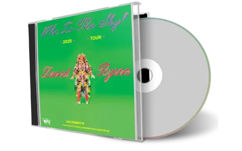 Front cover artwork of David Byrne 2025-11-16 CD San Francisco Audience