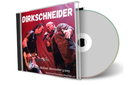 Front cover artwork of Dirkschneider 2025-11-04 CD Belfast Audience