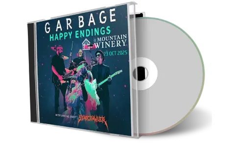 Front cover artwork of Garbage 2025-10-23 CD Saratoga Audience