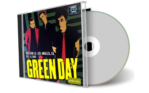 Front cover artwork of Green Day 2005-10-11 CD Los Angeles Soundboard