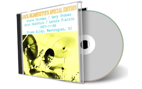 Front cover artwork of Jack Dejohnette 1987-11-08 CD Washington Audience