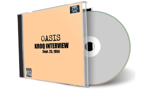 Front cover artwork of Oasis 1994-09-25 CD Rodney On The Roq Show Soundboard