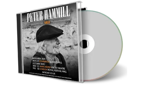 Front cover artwork of Peter Hammill 2025-09-29 CD Edinburgh Audience