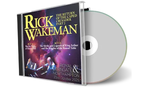 Front cover artwork of Rick Wakeman 2025-10-23 CD Northampton Audience