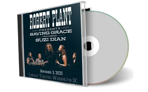 Front cover artwork of Robert Plant 2025-11-03 CD Washington Audience