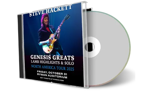 Front cover artwork of Steve Hackett 2025-10-31 CD Nashville Audience