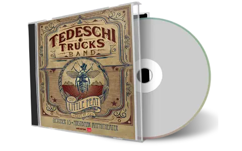 Front cover artwork of Tedeschi Trucks Band 2025-10-15 CD Franklin Audience