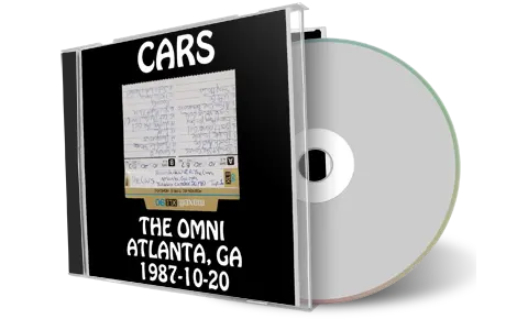 Front cover artwork of The Cars 1987-10-20 CD Atlanta Audience