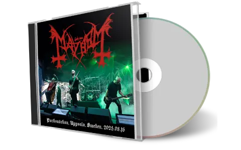 Front cover artwork of Mayhem 2025-08-16 CD Uppsala Audience