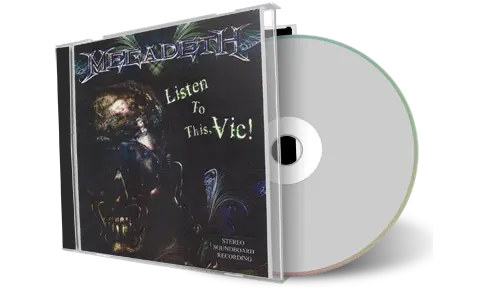 Front cover artwork of Megadeth 1998-08-03 CD Listen To This Vic Soundboard