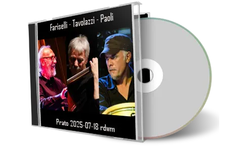 Front cover artwork of Patrizio Fariselli 2025-07-18 CD Prato Audience