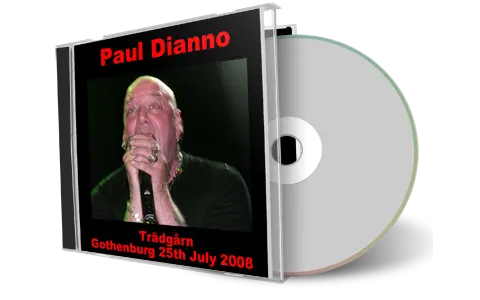 Front cover artwork of Paul Di Anno 2008-07-25 CD Gothenburg Audience