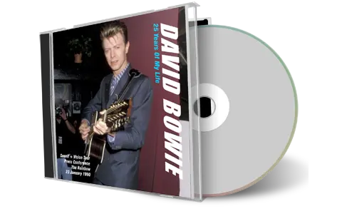 Front cover artwork of David Bowie Compilation CD 25 Years Of My Life Soundboard