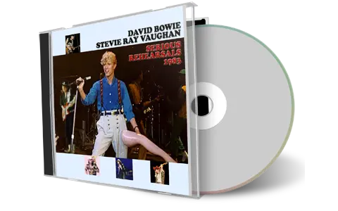 Front cover artwork of David Bowie Compilation CD Serious Rehearsals 1983 Soundboard