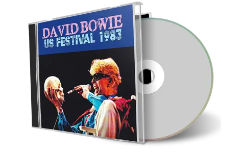 Front cover artwork of David Bowie Compilation CD Us Festival 1983 Soundboard