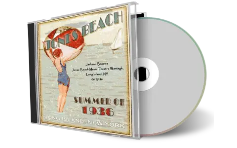 Front cover artwork of Jackson Browne 1986-06-29 CD Wantaugh Audience