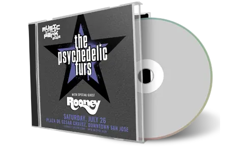 Front cover artwork of Psychedelic Furs 2025-07-26 CD San Jose Audience