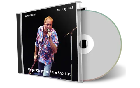 Front cover artwork of Roger Chapman 1987-07-18 CD Schaafheim Audience