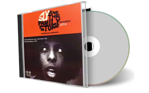 Front cover artwork of Sly And The Family Stone 1974-11-09 CD Lawrence Soundboard